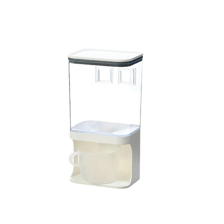 WEPRO Cereal Dispenser Wall Mounted Dry Food Container Storage Organizer For Kitchen
WEPRO Cereal Dispenser Wall Mounted Dry Food Container Storage Organizer For Kitchen