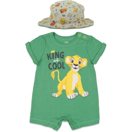 Disney Lion King Simba Newborn Baby Boys Short Sleeve Romper & Sunhat Green Newborn
Disney Lion King Simba Newborn Baby Boys Short Sleeve Romper & Sunhat Green Newborn