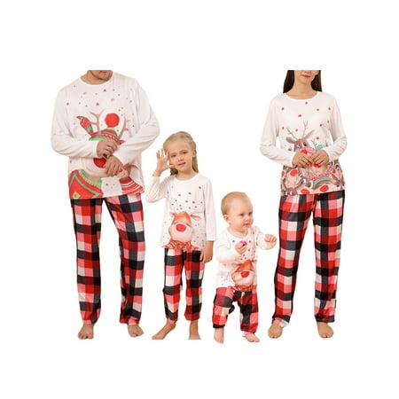 Frobukio Family Christmas Pajamas Matching Sets Xmas Matching Pjs for Adults Kid Baby Holiday Xmas Family Sleepwear Set
Frobukio Family Christmas Pajamas Matching Sets Xmas Matching Pjs for Adults Kid Baby Holiday Xmas Family Sleepwear Set