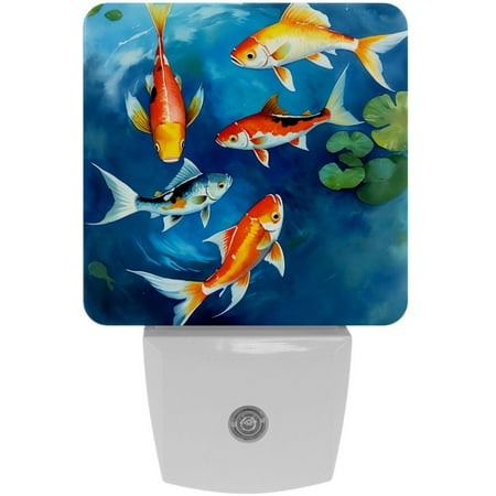 Night Light Night Lights Plug into Wall Dusk to Dawn Sensor White Led Night Light 2 Pack Nightlight for Bedroom Bathroom Hallway Kitchen Vintage Watercolor Art Koi
Night Light Night Lights Plug into Wall Dusk to Dawn Sensor White Led Night Light 2 Pack Nightlight for Bedroom Bathroom Hallway Kitchen Vintage Watercolor Art Koi