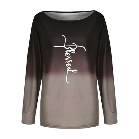 Pianpianzi Women Scrub Tops with Collar Ladies Stylish Tops Long Sleeve Shorts Women s Printed T-shirt Round Neck Drop Shoulder Long Sleeve T-shirt Top
Pianpianzi Women Scrub Tops with Collar Ladies Stylish Tops Long Sleeve Shorts Women s Printed T-shirt Round Neck Drop Shoulder Long Sleeve T-shirt Top