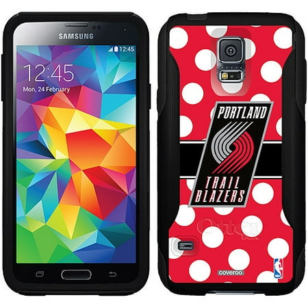 Portland Trailblazers Polka Dots 2 Design on OtterBox Commuter Series Case for Samsung Galaxy S5
