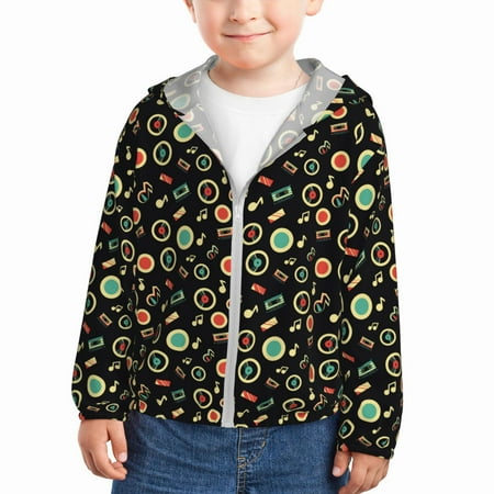 Vsdgher Vector Retro Music Kids Sun Protection Hoodie with Zip Rash Guard Tops Children s Long Sleeve Sun Protection Clothing - 5 Years
Vsdgher Vector Retro Music Kids Sun Protection Hoodie with Zip Rash Guard Tops Children s Long Sleeve Sun Protection Clothing - 5 Years