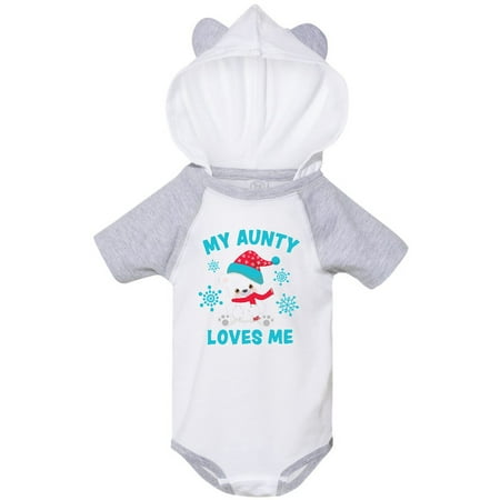 Inktastic Polar Bear My Aunty Loves Me in Santa Hat with Snowflakes Gift Baby Boy or Baby Girl Bodysuit
Inktastic Polar Bear My Aunty Loves Me in Santa Hat with Snowflakes Gift Baby Boy or Baby Girl Bodysuit