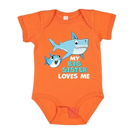 Inktastic My Big Sister Loves Me with Cute Sharks Gift Baby Boy or Baby Girl Bodysuit
Inktastic My Big Sister Loves Me with Cute Sharks Gift Baby Boy or Baby Girl Bodysuit