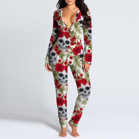 PEONAVET Women s Sexy Deep V Neck Bodycon Jumpsuit Butt Flap Pajamas Long Sleeve Romper Overall Sleepwear Christmas Gifts For Women
PEONAVET Women s Sexy Deep V Neck Bodycon Jumpsuit Butt Flap Pajamas Long Sleeve Romper Overall Sleepwear Christmas Gifts For Women