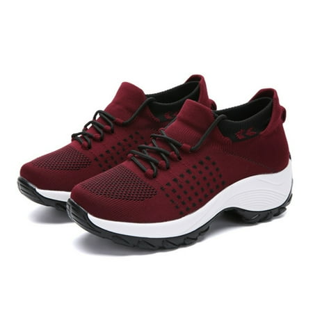 huanledash Women Lace-up Arch Support Breathable Sneakers Running Platform Tennis Shoes
huanledash Women Lace-up Arch Support Breathable Sneakers Running Platform Tennis Shoes