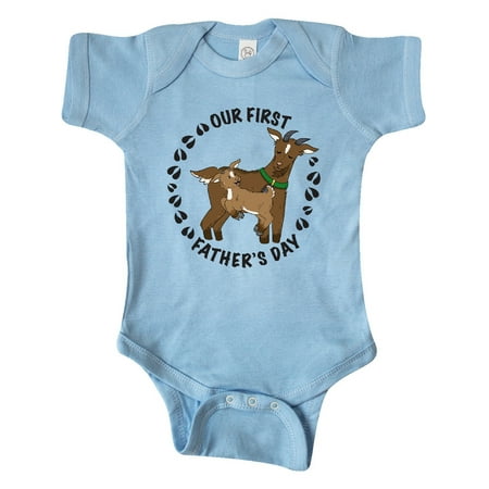 Inktastic Our First Father s Day with Cute Goats and Hoof Prints Gift Baby Boy or Baby Girl Bodysuit
Inktastic Our First Father s Day with Cute Goats and Hoof Prints Gift Baby Boy or Baby Girl Bodysuit