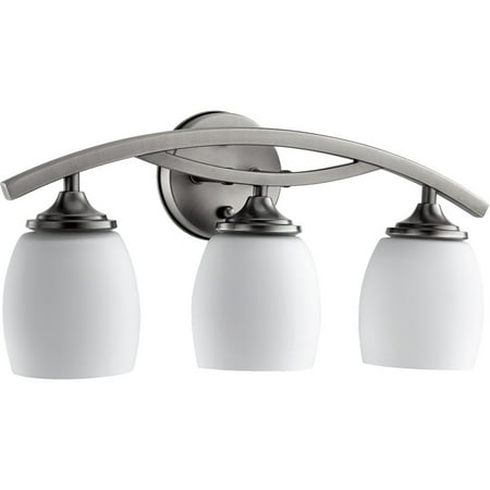 Bathroom Vanity 3 Light With Antique Silver Finish Medium Base Bulbs 20 inch 300 Watts
Bathroom Vanity 3 Light With Antique Silver Finish Medium Base Bulbs 20 inch 300 Watts