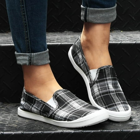 FITORON Women s Sneakers- Fashion Low-cut Canvas Shoes One-foot Version Student Casual Flat Shoes Black 38
FITORON Women s Sneakers- Fashion Low-cut Canvas Shoes One-foot Version Student Casual Flat Shoes Black 38