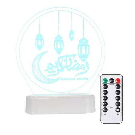 3D Night Light Ramadan Lamp Led Warm White Ornament Light For Muslim Ramadan
3D Night Light Ramadan Lamp Led Warm White Ornament Light For Muslim Ramadan