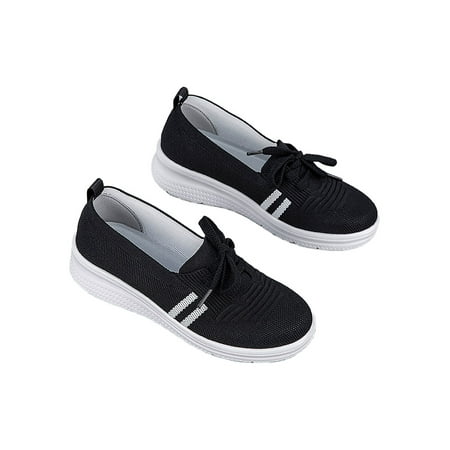 Daeful Womens Flats Platform Walking Shoe Lace Up Casual Shoes Slip On Mesh Sneakers Women Comfort Black 5.5
Daeful Womens Flats Platform Walking Shoe Lace Up Casual Shoes Slip On Mesh Sneakers Women Comfort Black 5.5