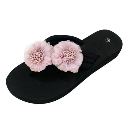 ZAROYEAX Slippers for Women Ladies Summer Flip Flops Open Toe Flowers Bohemian Sandals Casual Shoes
ZAROYEAX Slippers for Women Ladies Summer Flip Flops Open Toe Flowers Bohemian Sandals Casual Shoes