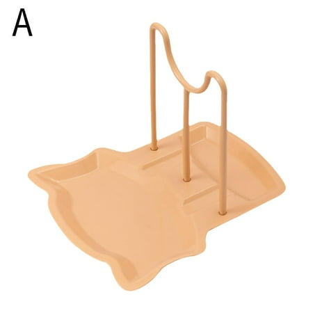 Storage Soup Spoon Kitchen Accessories Pot Lid Rack GX Spatula W8Y5 Holder-NEW
