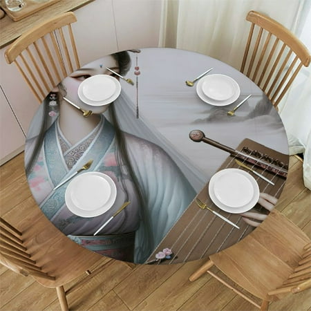 BCIIG Woman in Traditional Chinese Attire Round Table Cover Stain Resistant Washable for Indoor Outdoor Kitchen Dining Wedding Parties 100% Polyester Fiber 38-42
BCIIG Woman in Traditional Chinese Attire Round Table Cover Stain Resistant Washable for Indoor Outdoor Kitchen Dining Wedding Parties 100% Polyester Fiber 38-42