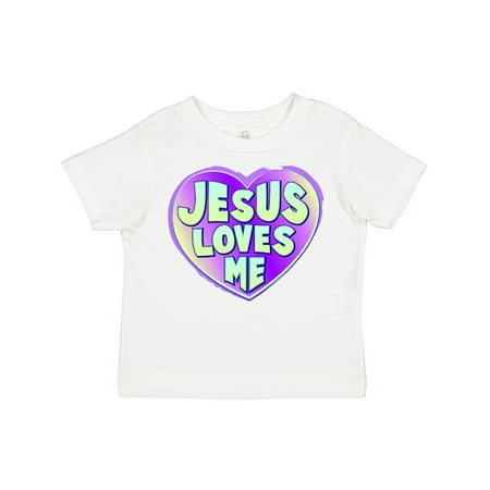 Inktastic Jesus Loves Me Gift Toddler Boy or Toddler Girl T-Shirt
