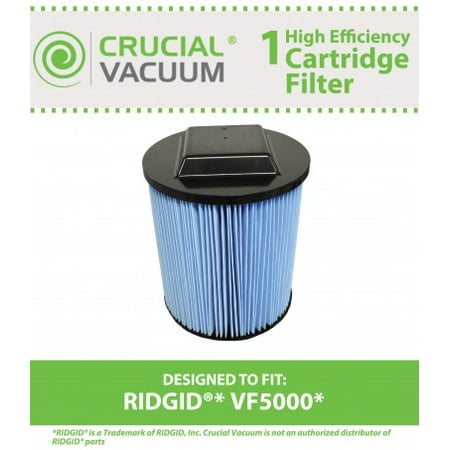 Ridgid VF5000 3-Layer Replacement Filter Fits 6-20 Gallon Wet\/Dry Units