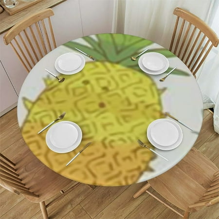 Round Fitted Tablecloth Round Table Cloth with Elastic Edged Summer Waterproof Wipeable
Round Fitted Tablecloth Round Table Cloth with Elastic Edged Summer Waterproof Wipeable