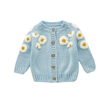 Musuos Autumn Toddlers Knitted Cardigan Baby Girls Daisy Embroidery Round Collar Long Sleeve Single-breasted Outwear Casual Tops
Musuos Autumn Toddlers Knitted Cardigan Baby Girls Daisy Embroidery Round Collar Long Sleeve Single-breasted Outwear Casual Tops