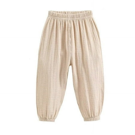 kpmatpey Kids Baby Girls Boys Pants Elastic Waist Loose Casual Solid Color Lightweight Unisex Child Cinch Bottom Trousers
kpmatpey Kids Baby Girls Boys Pants Elastic Waist Loose Casual Solid Color Lightweight Unisex Child Cinch Bottom Trousers