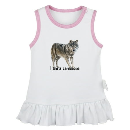 I m A Carnivore Funny Dresses For Baby Newborn Babies Animal Wolf Pattern Skirts Infant Princess Dress 0-24M Kids Graphic Clothes (White Sleeveless Dresses 0-6 Months)
I m A Carnivore Funny Dresses For Baby Newborn Babies Animal Wolf Pattern Skirts Infant Princess Dress 0-24M Kids Graphic Clothes (White Sleeveless Dresses 0-6 Months)