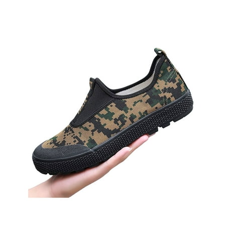 Ritualay Men Casual Shoes Comfort Canvas Sneakers Slip On Liberation Shoe Breathable Rubber Sole Work Training Non-Slip Camouflage Low Top 7.5
Ritualay Men Casual Shoes Comfort Canvas Sneakers Slip On Liberation Shoe Breathable Rubber Sole Work Training Non-Slip Camouflage Low Top 7.5