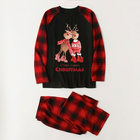 women Christmas pajamas for family matching outfits son daughter sets soft Red Parent-child Attire Christmas Suits Patchwork Plaid Printed Homewear Round Neck Long Sle
women Christmas pajamas for family matching outfits son daughter sets soft Red Parent-child Attire Christmas Suits Patchwork Plaid Printed Homewear Round Neck Long Sle