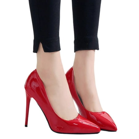 Wazshop Ladies High Heels Slip On Dress Shoes Stiletto Pumps Comfort Pointed Toe Women Sexy Lightweight Red 6
Wazshop Ladies High Heels Slip On Dress Shoes Stiletto Pumps Comfort Pointed Toe Women Sexy Lightweight Red 6