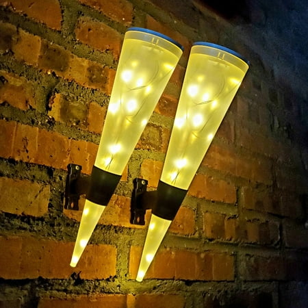 XEOVHV Solar Decorative Atmosphere Light IP65 Waterproof LED Solar Wall Light Safety Landscapes Lighting Outdoor Garden Wall Light 2PC
XEOVHV Solar Decorative Atmosphere Light IP65 Waterproof LED Solar Wall Light Safety Landscapes Lighting Outdoor Garden Wall Light 2PC