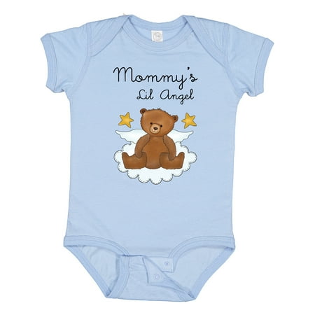 Inktastic Mommy s Lil Angel Gift Baby Boy or Baby Girl Bodysuit