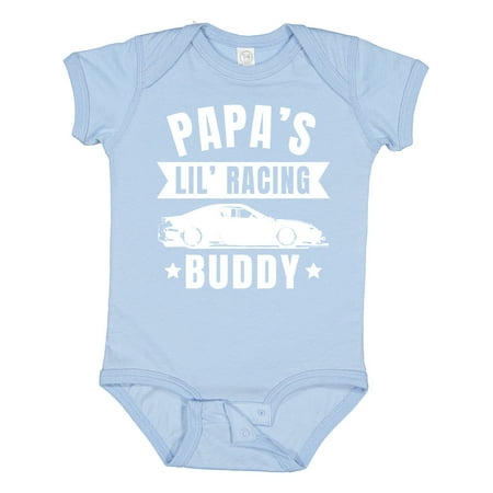 Inktastic Papas Lil Racing Buddy Gift Baby Boy or Baby Girl Bodysuit
