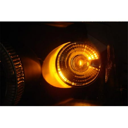 1157 2057 Amber Silver Chrome bulbs