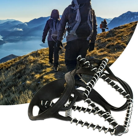 harmtty 1 Pair Outdoor High Elastic TPE Chain Shoe Cover Ice Crampons Climbing Equipment for Hiking Black
harmtty 1 Pair Outdoor High Elastic TPE Chain Shoe Cover Ice Crampons Climbing Equipment for Hiking Black