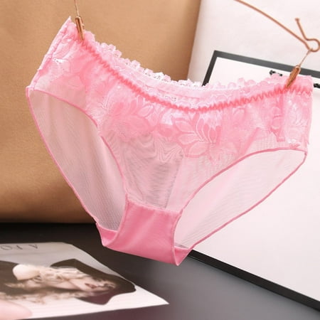 YIWEI Women s Ladies Sexy Lace Underwear See Through Mesh Briefs Lingerie Panties Knickers Watermelon M 
YIWEI Women s Ladies Sexy Lace Underwear See Through Mesh Briefs Lingerie Panties Knickers Watermelon M