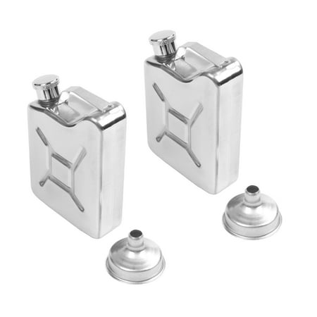 2X Mini Stainless Steel 5Oz Hip Flask Liquor Whiskey Alcohol Fuel Gasoline Can
2X Mini Stainless Steel 5Oz Hip Flask Liquor Whiskey Alcohol Fuel Gasoline Can