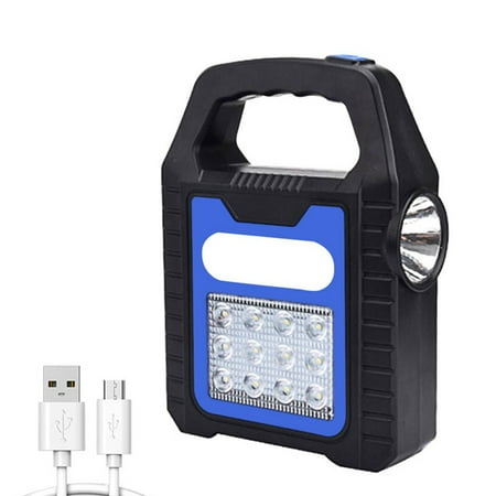 USB Recharge&Solar Energy Portable Lantern Outdoor Waterproof LED Working Light Emergency Camping Flashlight Blue
USB Recharge&Solar Energy Portable Lantern Outdoor Waterproof LED Working Light Emergency Camping Flashlight Blue