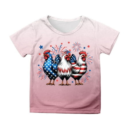 KDFJPTH Independence Day Boys Girls Prints Short Sleeve Prints T Shirt Clothes Toddler Tops
KDFJPTH Independence Day Boys Girls Prints Short Sleeve Prints T Shirt Clothes Toddler Tops
