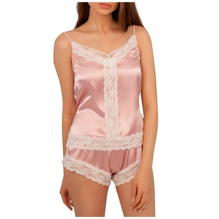 Kakina CMSX Sexy Women Lingerie Clearance Ladies Fashion Solid Color Erotic Lace Sexy Deep V Satin Sexy Camisole Top Short Pajama Suit
Kakina CMSX Sexy Women Lingerie Clearance Ladies Fashion Solid Color Erotic Lace Sexy Deep V Satin Sexy Camisole Top Short Pajama Suit