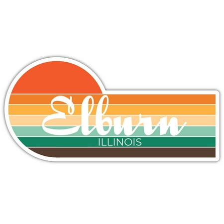 Elburn Illinois 3715 x 2.25 Inch Fridge Magnet Retro Vintage Sunset City 70s Aesthetic Design
Elburn Illinois 3715 x 2.25 Inch Fridge Magnet Retro Vintage Sunset City 70s Aesthetic Design