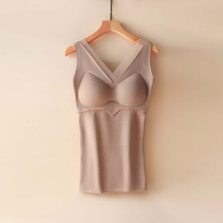asdoklhq Sports Bras for Women Women s Autumn And Winter Self-heating Warm And Non-marking Plus Velvet Inner Bottoming Cold-proof One-piece Underwear Thermal Vest
asdoklhq Sports Bras for Women Women s Autumn And Winter Self-heating Warm And Non-marking Plus Velvet Inner Bottoming Cold-proof One-piece Underwear Thermal Vest