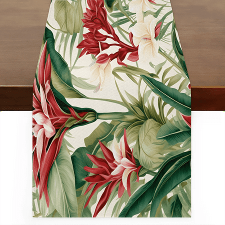 Qzaxky table runner Tropical Woods Plant Palm Tree Flower 13 x 60 Inch Spring Summer Table Runner Green Floral Table Runner Decoration for Indoor Outdoor Home Dinner Party Wedding Decor
Qzaxky table runner Tropical Woods Plant Palm Tree Flower 13 x 60 Inch Spring Summer Table Runner Green Floral Table Runner Decoration for Indoor Outdoor Home Dinner Party Wedding Decor