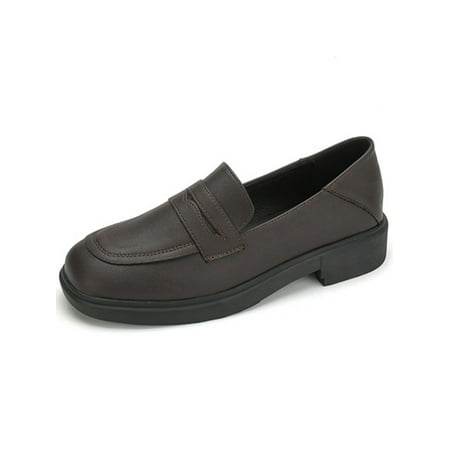 Eloshman Women Flats Slip On Walking Shoes Comfort Loafers Casual Lightweight Square Toe Faux Leather Shoe Anti-Slip Loafer Brown With Lined 4
Eloshman Women Flats Slip On Walking Shoes Comfort Loafers Casual Lightweight Square Toe Faux Leather Shoe Anti-Slip Loafer Brown With Lined 4