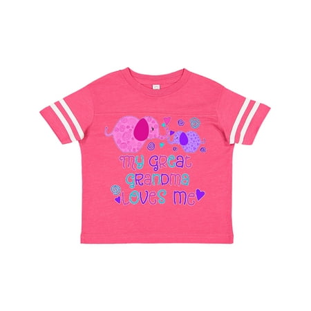 Inktastic My Great Grandma Loves Me- cute elephants Gift Toddler Boy or Toddler Girl T-Shirt
Inktastic My Great Grandma Loves Me- cute elephants Gift Toddler Boy or Toddler Girl T-Shirt