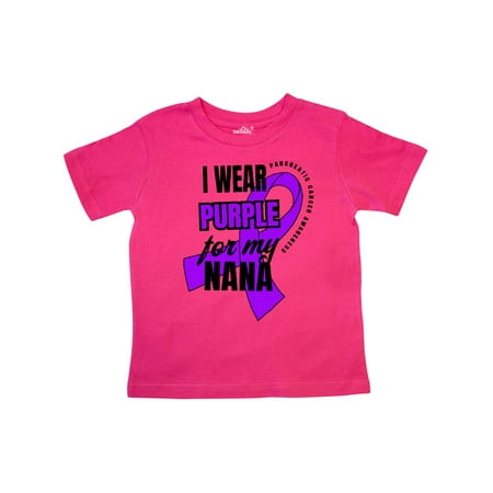 Inktastic I Wear Purple For My Nana Pancreatic Cancer Awareness Gift Toddler Boy or Toddler Girl T-Shirt
Inktastic I Wear Purple For My Nana Pancreatic Cancer Awareness Gift Toddler Boy or Toddler Girl T-Shirt