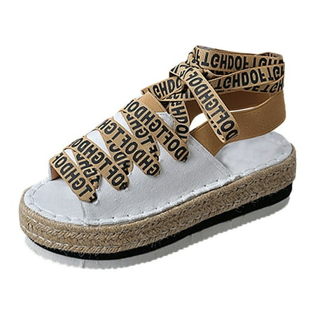 ZHAGHMIN Novelty Holiday Slippers Rope Straw Letters Foot Ring Strap Women Platform Flat Sandals Fashion And Casual Shoes Bear Sandals For Women Thong Sandals Heels For Women Cute Wide Width Sandals
ZHAGHMIN Novelty Holiday Slippers Rope Straw Letters Foot Ring Strap Women Platform Flat Sandals Fashion And Casual Shoes Bear Sandals For Women Thong Sandals Heels For Women Cute Wide Width Sandals