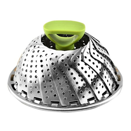 9 inch Stainless Steel Collapsible Steamer Multifunction Vegetable Fruit Basket Cooking Metal Rack Food Steamer
9 inch Stainless Steel Collapsible Steamer Multifunction Vegetable Fruit Basket Cooking Metal Rack Food Steamer