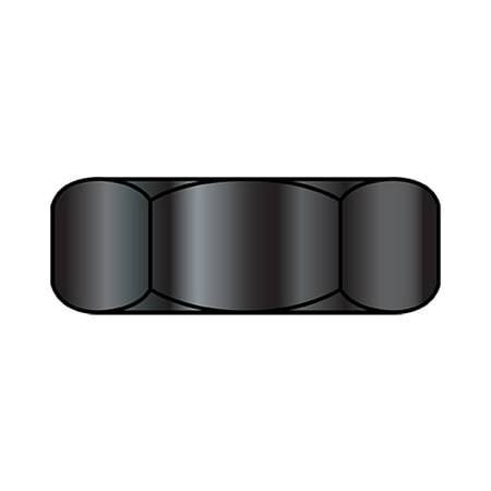 1/2-13 Hex Jam Nut Black Zinc (Pack Qty 1 200) BC-50NJBZ