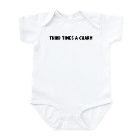 CafePress - Third Times A Charm Infant Bodysuit - Baby Light Bodysuit Size Newborn - 24 Months
CafePress - Third Times A Charm Infant Bodysuit - Baby Light Bodysuit Size Newborn - 24 Months