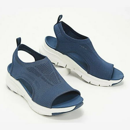 Archer Women Sandals Wedge Fish Mouth Breathable Thick Sole Hollow Out Slip-On Shoes for Beach
Archer Women Sandals Wedge Fish Mouth Breathable Thick Sole Hollow Out Slip-On Shoes for Beach