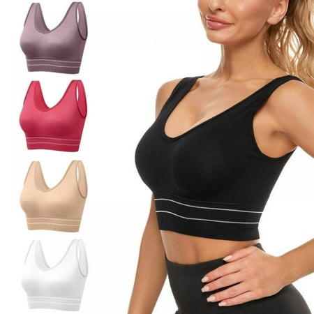 Pretty Comy 5Pack Women s Padded Sport Bra Tops for Yoga Pilates and Other Low-impact Sports
Pretty Comy 5Pack Women s Padded Sport Bra Tops for Yoga Pilates and Other Low-impact Sports